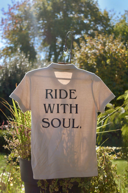 Polo à manche courte "RIDE WITH SOUL"